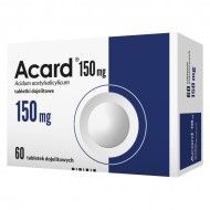 Acard 150 mg 60 tabl. serce kwas acetylosalicylowy