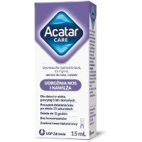 Acatar Care 0,5 mg/mL, aerozol do nosa, 15 ml alergia, katar