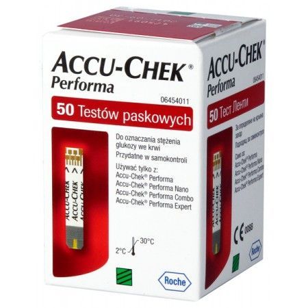 Accu-Chek Performa Glucose, paski do glukometru 50 sztuk