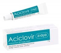Aciclovir Ziaja 50 mg/g krem opryszczka zajady