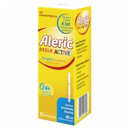Aleric Deslo 0,5 mg/ml, roztwór doustny, 60 ml