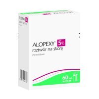Alopexy, 50 mg/ml, roztwór na skórę 60 ml łysienie