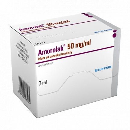 Amorolak 50 mg/ml lakier do paznokci leczniczy 3ml