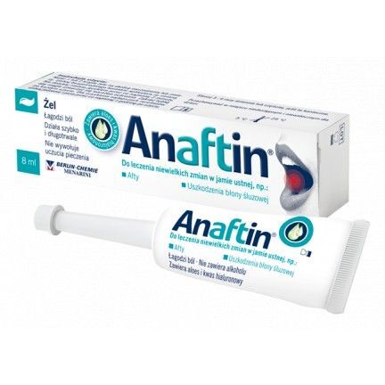 Anaftin żel, 8 ml nadwrażliwość parodontoza