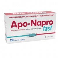 Apo-Napro Fast 220 mg, 20 kaps stawy mięśnie ból