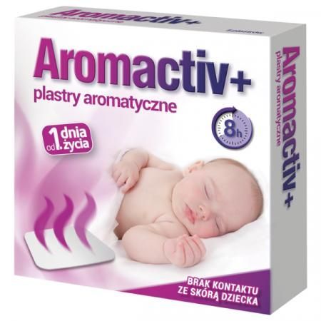 Aromactiv+ plastry aromatyczne dziecko katar 5 szt