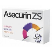 Asecurin ZS 3w1 probiotyk wit. D 30 kapsułek