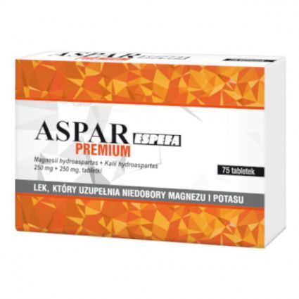Aspar Espefa Premium, 500 mg, 75 tabletek