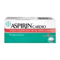 Aspirin Cardio 100 mg, 56 tabletek serce krążenie