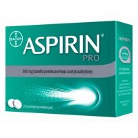 Aspirin Pro 500 mg, 20 tabl powl acetylosalicylowy