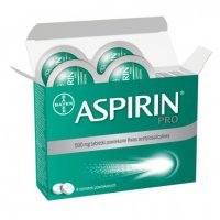 Aspirin Pro 500 mg, 8 tabl powl acetylosalicylowy
