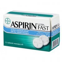Aspirin Ultra Fast 500mg 12 tabl mus ból p/zapalny