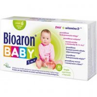 Bioaron Baby 6 m+, DHA + Witamina D, 30 kapsułek twist off