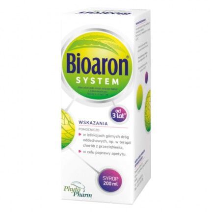 Bioaron System, syrop, 200 ml odporność dziecko