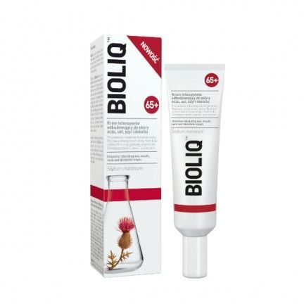 Bioliq 65+ krem intensywnie odbudowujący szyja dekolt 30ml