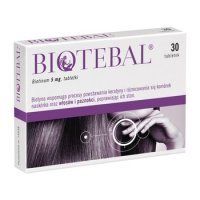 Biotebal 5mg biotyna tabletki 30 szt.
