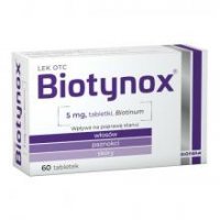 Biotynox 5 mg, 60 tabletek lek biotebal włosy HIT