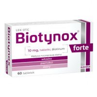 Biotynox Forte 10 mg, 60 tabletek lek biotebal włosy