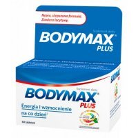 Bodymax Plus, 60 tabletek witaminy uniwersalne energia