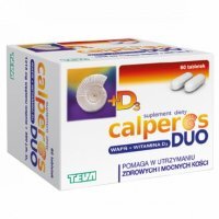 Calperos Duo, 60 tabletek MOCNE KOŚCI, OSTEOPORZA