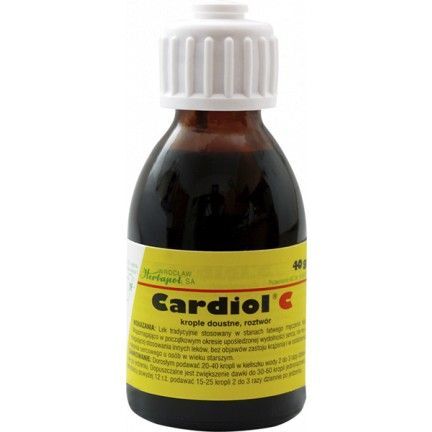 Cardiol C, krople doustne, roztwór, 40 g serce
