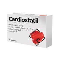 Cardiostatil, 30 kapsułek cholesterol monakolina K