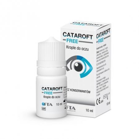 Cataroft Free krople oczy 10ml jaskra nawilżenie