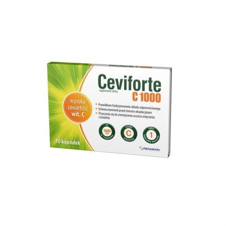 Ceviforte C 1000 10 kaps witamina C odporność