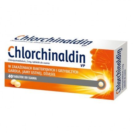 Chlorchinaldin VP, 40 tabletek do ssania