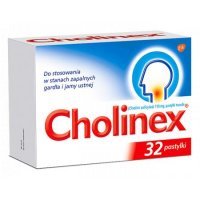 Cholinex 150 mg, 32 pastylki twarde (Cholini salicylas)