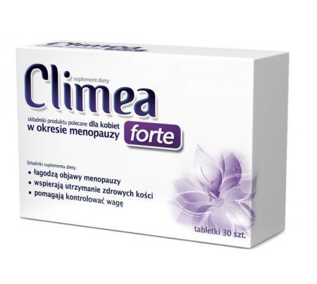 Climea forte menopauza przekwitanie 30 tabletek