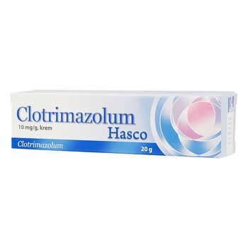 Clotrimazolum Hasco, 10 mg/g, krem, 20 g klotrimazol grzybica