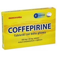 Coffepirine, 6 tabletek od bólu głowy