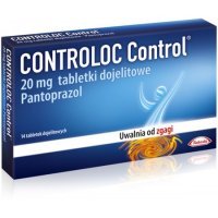 Controloc control 20 mg, 14 tabl zgaga żołądek