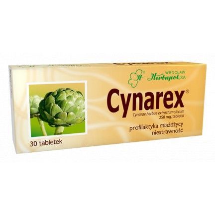 Cynarex, 30 tabletek wątroba regeneracja żółć