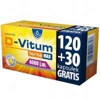 D-Vitum Forte 4000 j.m. witamina D dla dorosłych 150 kaps.