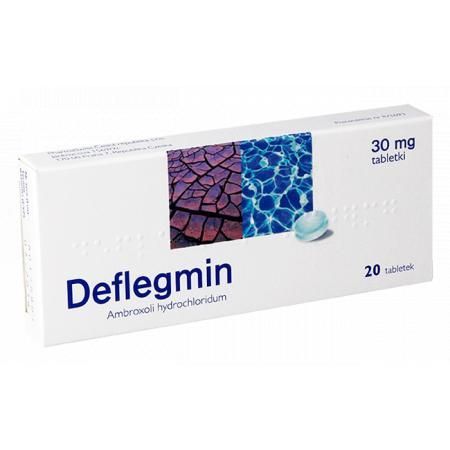 Deflegmin 30 mg kaszel oskrzela 20 kapsułek