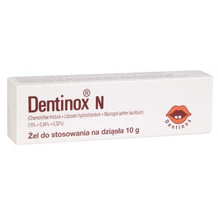 Dentinox N ząbkowanie dzieci ból żel, 10 g