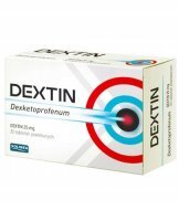 Dextin 25 mg 30 tabl. ból mięśnie stawy p/zapalny