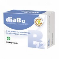 DiaB12, 60 kapsułek cukrzyca witamina b12 nerwy