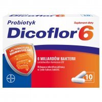 Dicoflor 6 dla dorosłych probiotyk 10 kapsułek