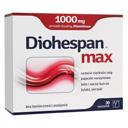 Diohespan Max 1000 mg 30 sasz doustnych żylaki NOWOŚĆ