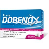 Dobenox Forte, 30 tabletek calcium dobesilate żylaki lekkie nogi