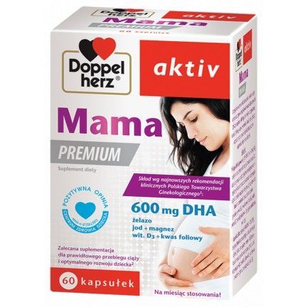 Doppelherz aktiv Mama Premium 60 kap ciąża kobieta