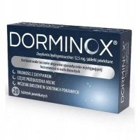 Dorminox 12,5 mg 20 tabletek powlekanych bezsseność