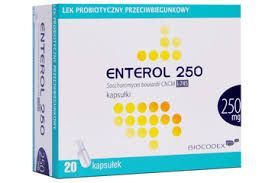 Enterol 250 mg probiotyk lek 20 kapsułek