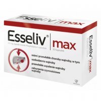 Esseliv max 450 mg, 30 kapsułek twardych wątroba regenracja