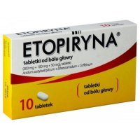 Etopiryna ból głowa Goździkowa HIT 10 tabletek