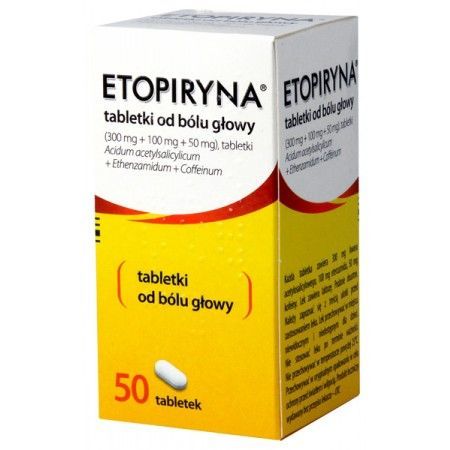Etopiryna ból głowa Goździkowa HIT 50 tabletek