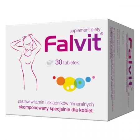 Falvit 30 tabletek witaminy kobieta żelazo
